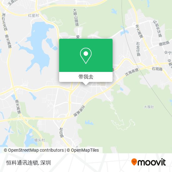 恒科通讯连锁地图