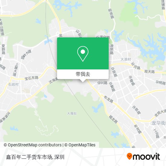 鑫百年二手货车市场地图