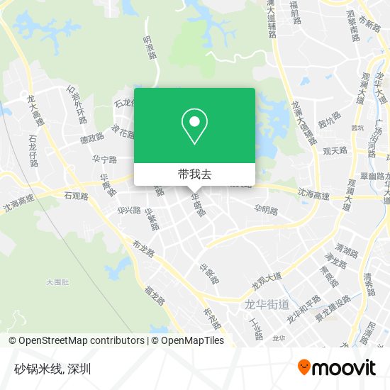 砂锅米线地图