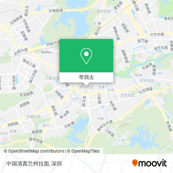 中国清真兰州拉面地图