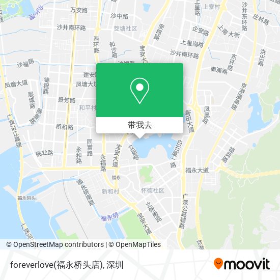 foreverlove(福永桥头店)地图