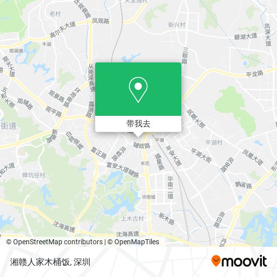 湘赣人家木桶饭地图