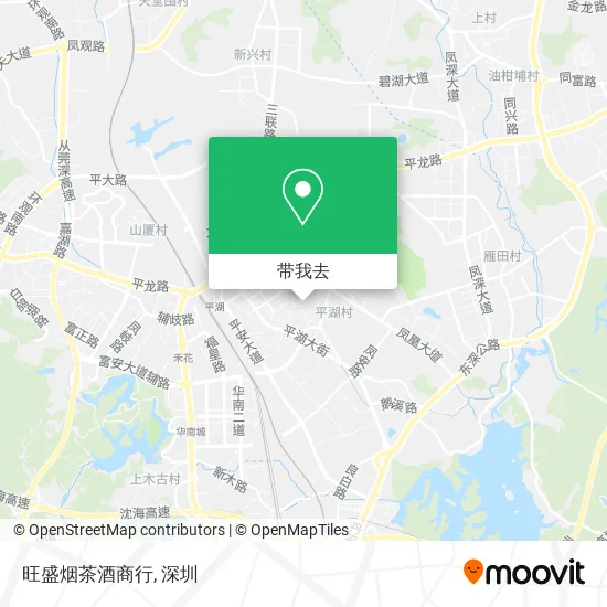旺盛烟茶酒商行地图