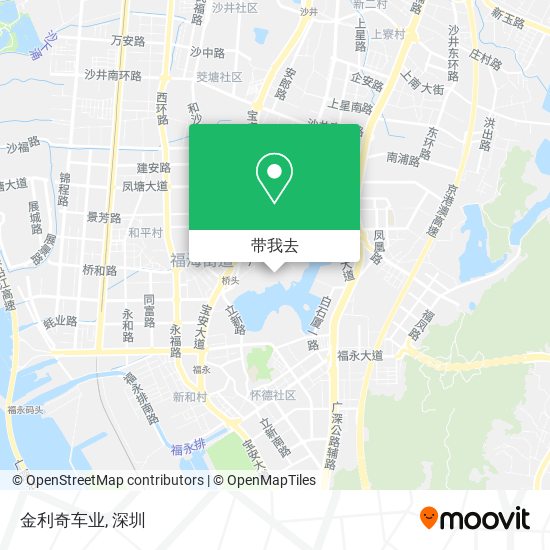 金利奇车业地图
