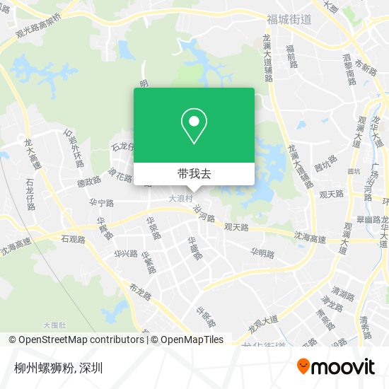 柳州螺狮粉地图