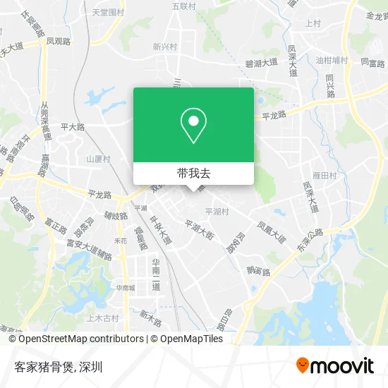 客家猪骨煲地图
