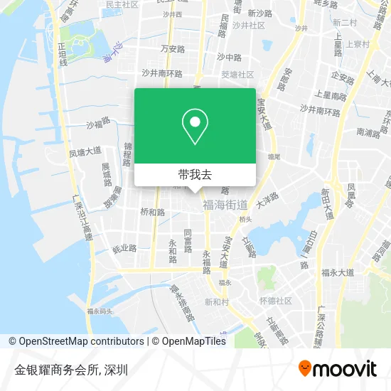 金银耀商务会所地图