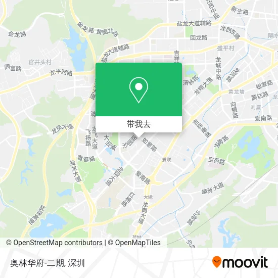奥林华府-二期地图