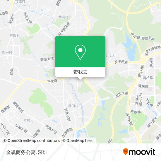 金凯商务公寓地图