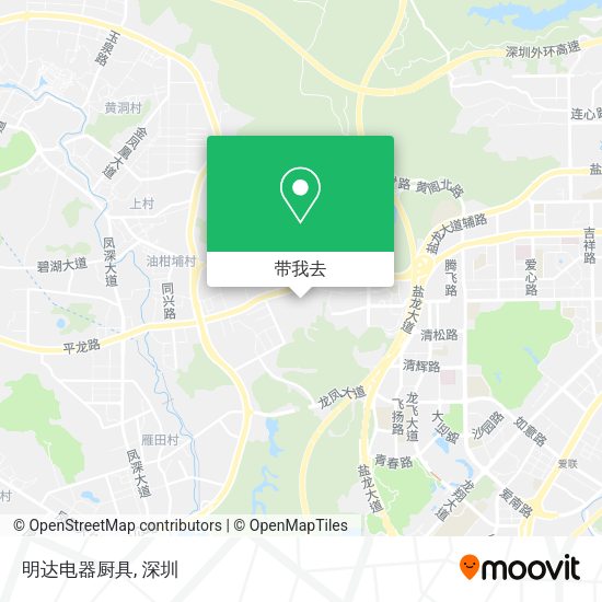 明达电器厨具地图
