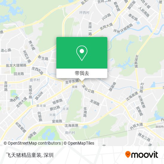 飞天猪精品童装地图