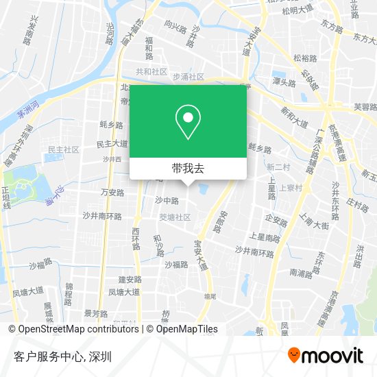 客户服务中心地图