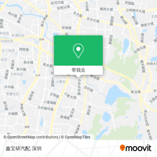 鑫宝研汽配地图