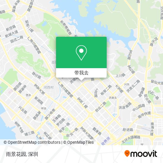 雨景花园地图