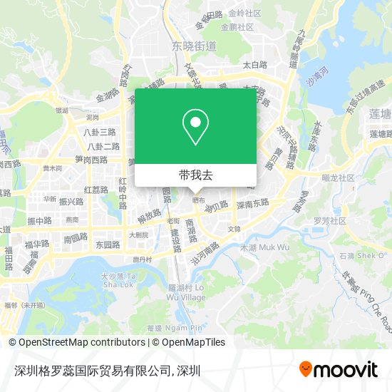 深圳格罗蕊国际贸易有限公司地图
