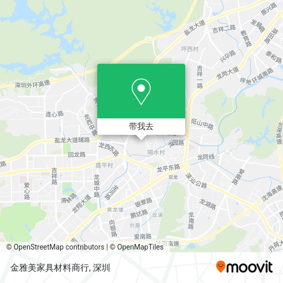 金雅美家具材料商行地图