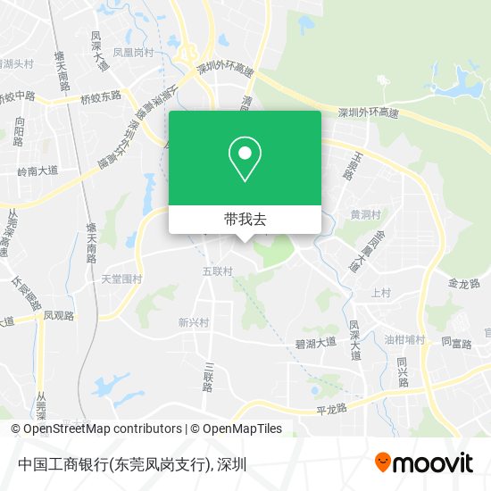 中国工商银行(东莞凤岗支行)地图