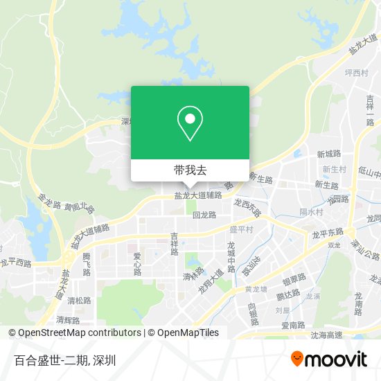 百合盛世-二期地图