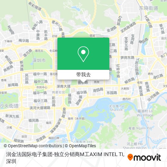 润金法国际电子集团-独立分销商M工AXIM INTEL TI地图