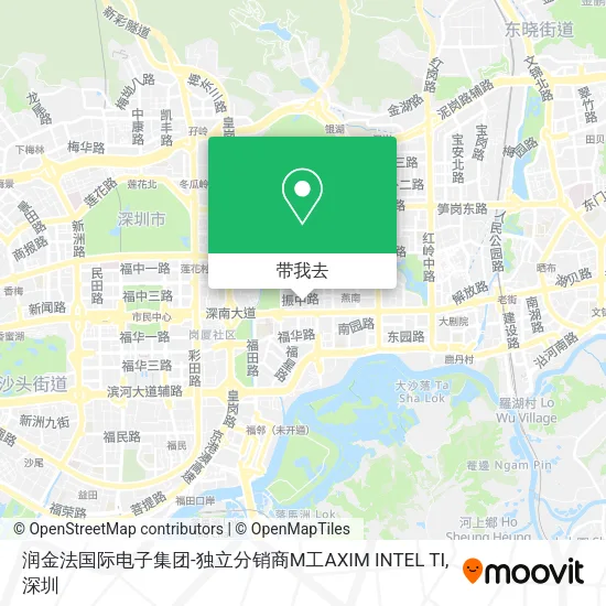 润金法国际电子集团-独立分销商M工AXIM INTEL TI地图