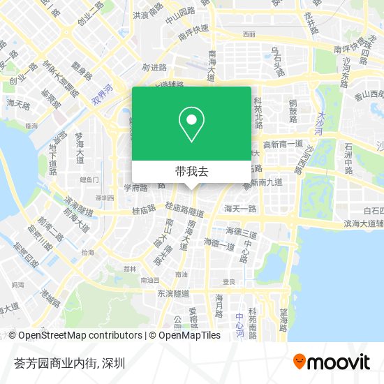 荟芳园商业内街地图
