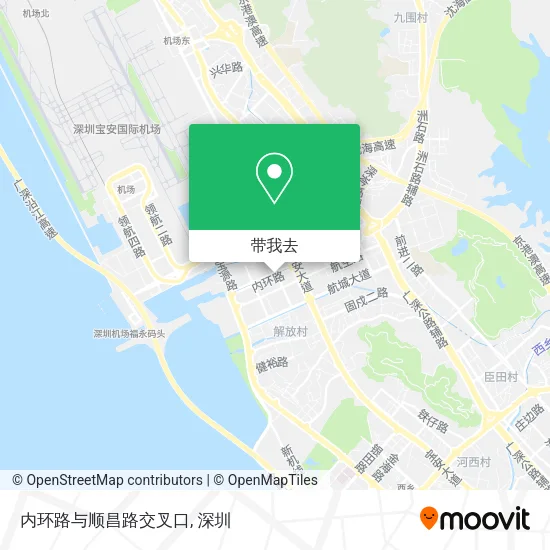 内环路与顺昌路交叉口地图