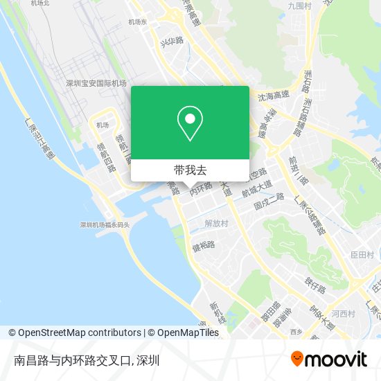 南昌路与内环路交叉口地图