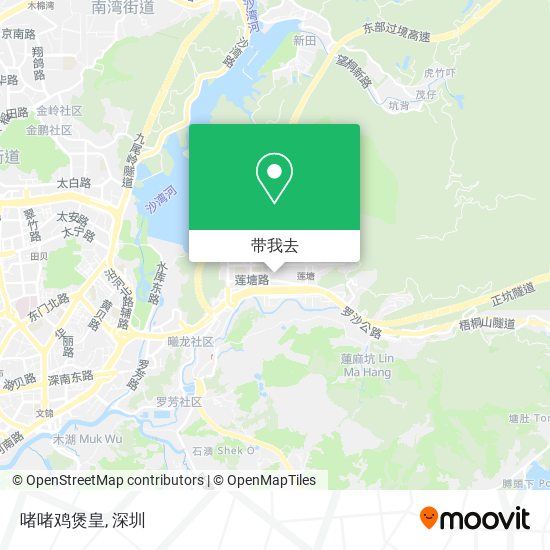 啫啫鸡煲皇地图