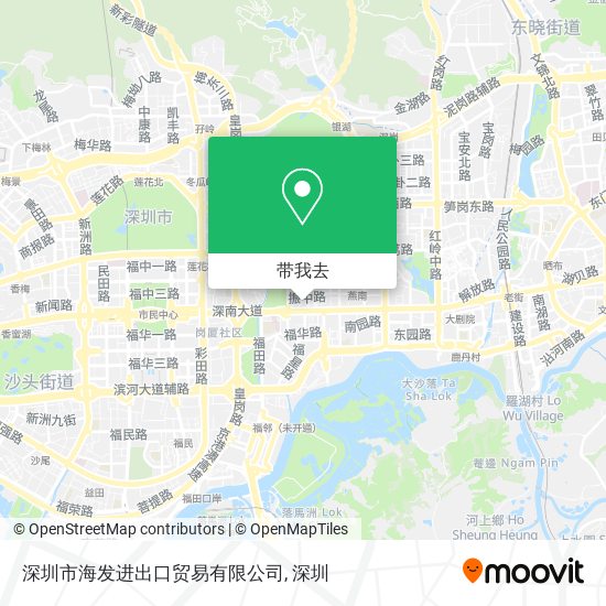 深圳市海发进出口贸易有限公司地图
