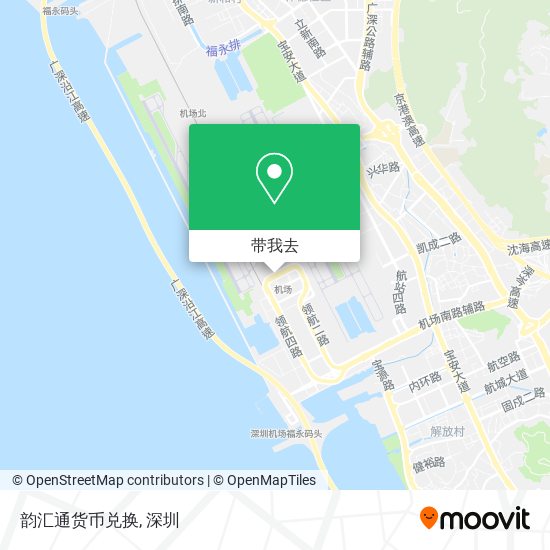 韵汇通货币兑换地图