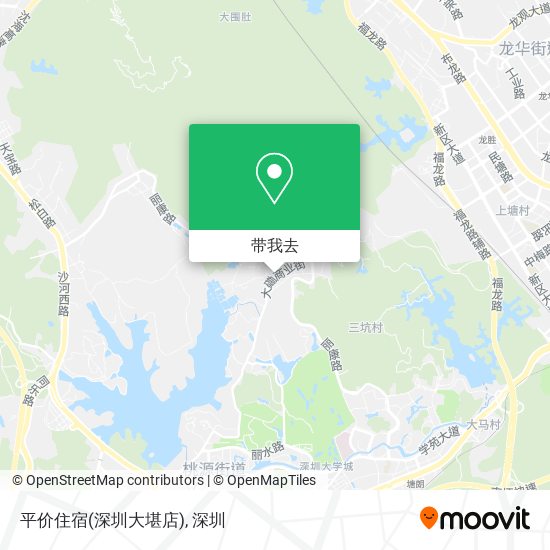 平价住宿(深圳大堪店)地图