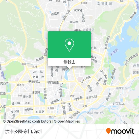 洪湖公园-东门地图
