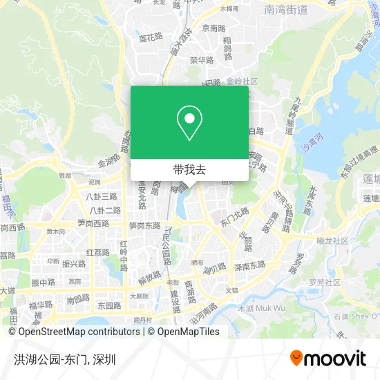 洪湖公园-东门地图