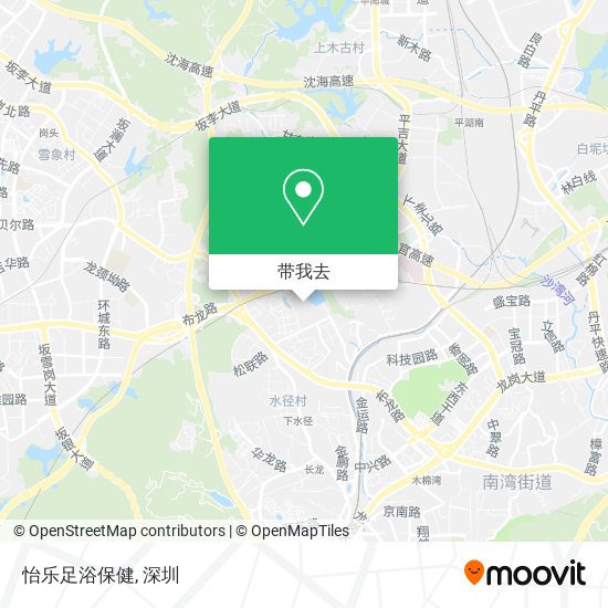 怡乐足浴保健地图