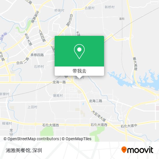 湘雅阁餐馆地图