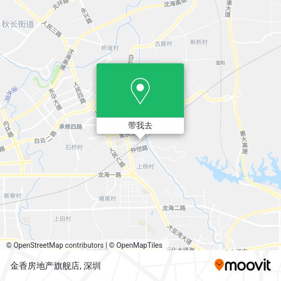 金香房地产旗舰店地图