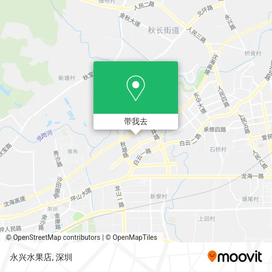 永兴水果店地图