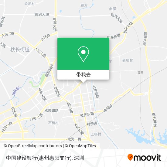 中国建设银行(惠州惠阳支行)地图