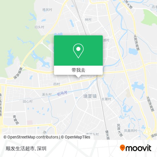顺发生活超市地图