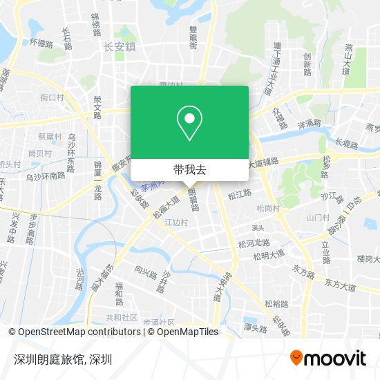 深圳朗庭旅馆地图