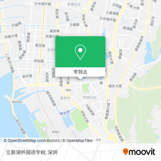 立新湖外国语学校地图