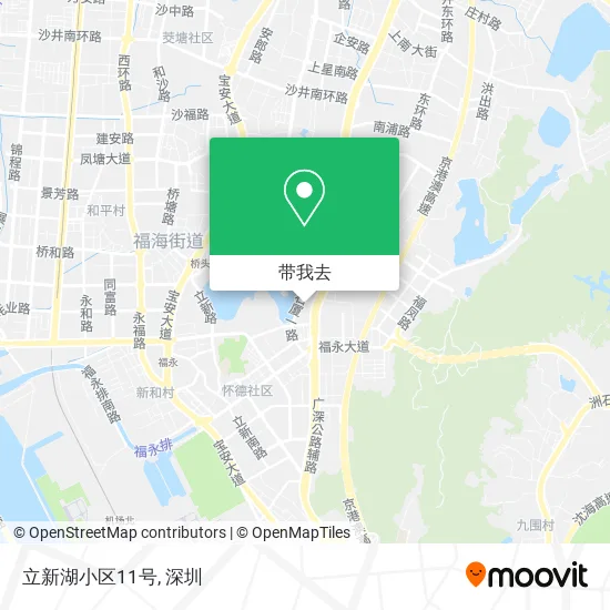 立新湖小区11号地图