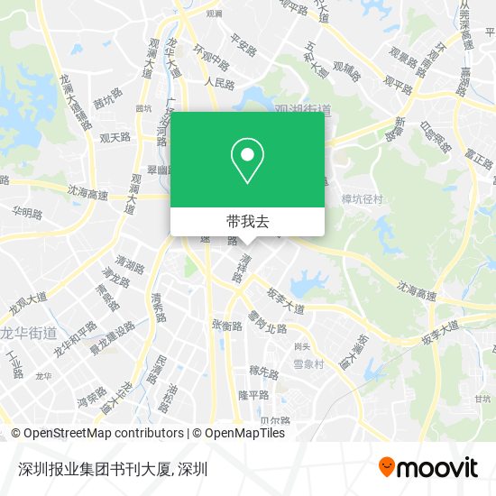 深圳报业集团书刊大厦地图