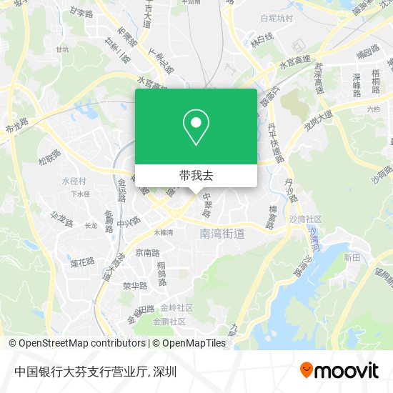中国银行大芬支行营业厅地图