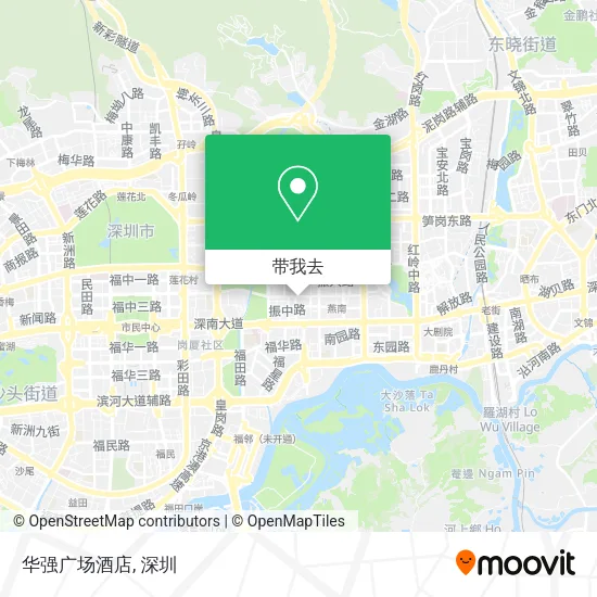 华强广场酒店地图