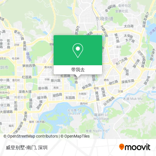 威登别墅-南门地图