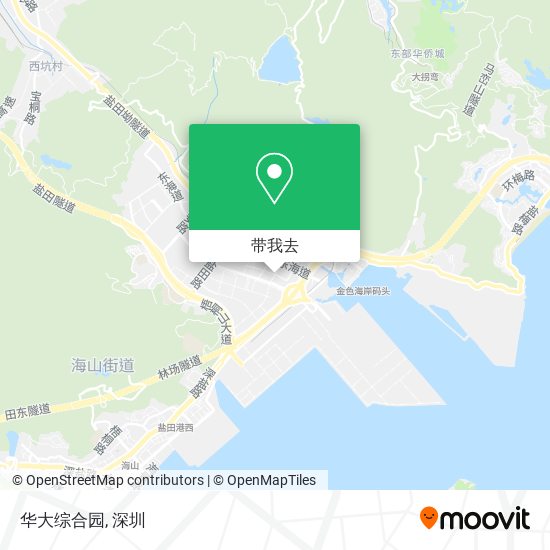 华大综合园地图