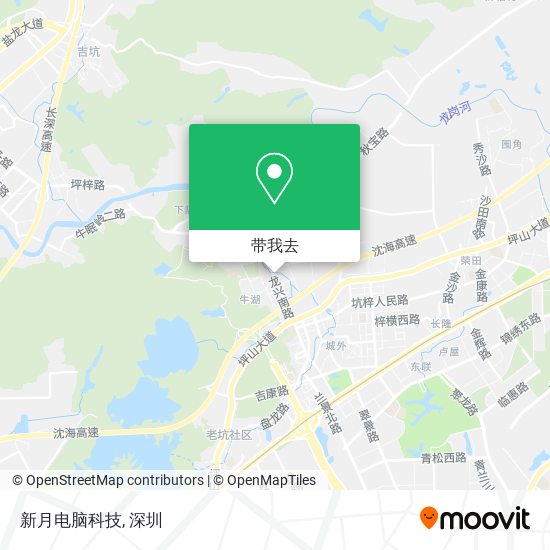 新月电脑科技地图