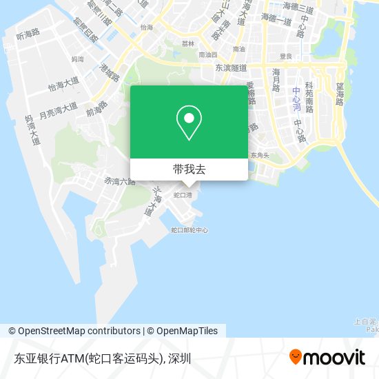 东亚银行ATM(蛇口客运码头)地图