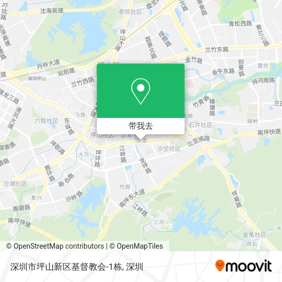 深圳市坪山新区基督教会-1栋地图